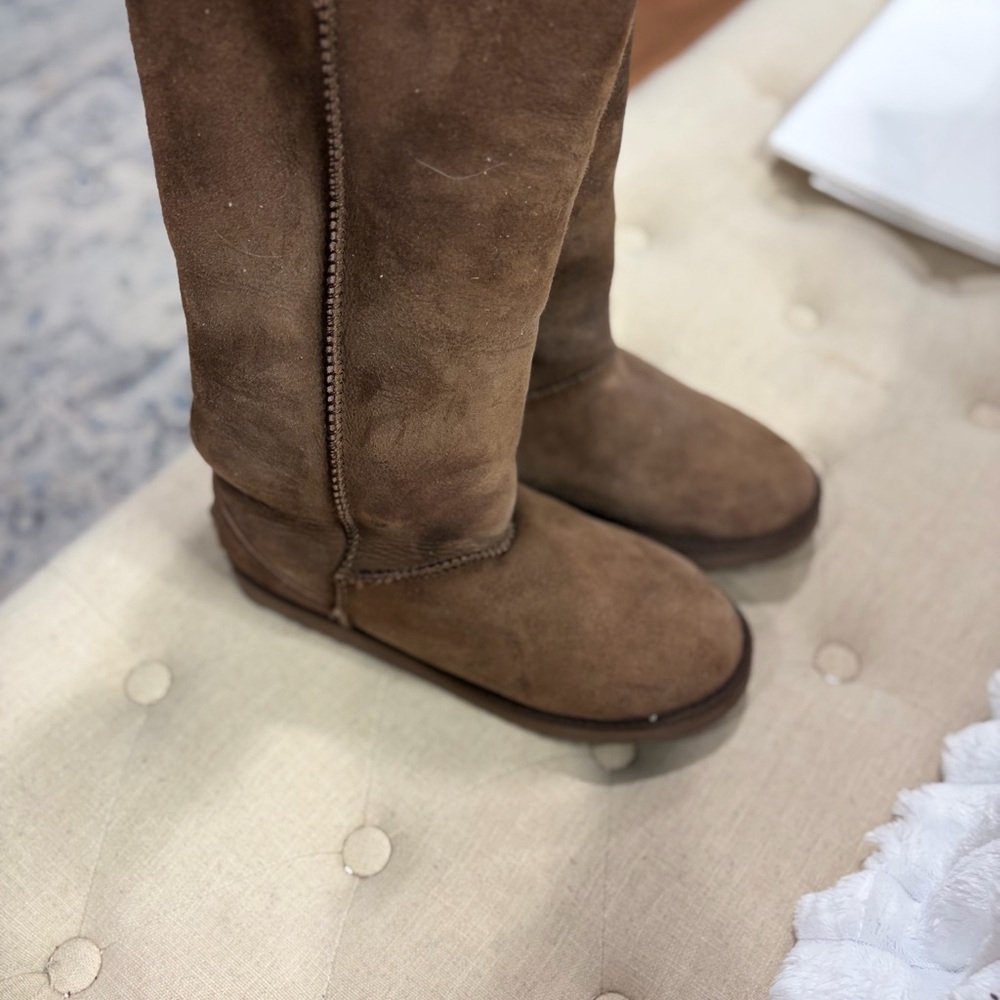 Australia Luxe Collective Chocolate Suede Boots Tall
